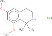 6,8-Dimethoxy-1,1-dimethyl-1,2,3,4-tetrahydroisoquinoline hydrochloride