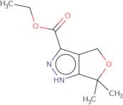 Ethyl 6,6-dimethyl-1H,4H,6H-furo[3,4-c]pyrazole-3-carboxylate