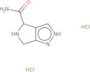 2H,4H,5H,6H-Pyrrolo[3,4-c]pyrazole-4-carboxamide dihydrochloride