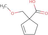 1-(Methoxymethyl)cyclopent-2-ene-1-carboxylic acid