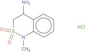 4-Amino-1-methyl-3,4-dihydro-1H-2λ6,1-benzothiazine-2,2-dione hydrochloride