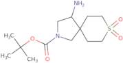 tert-Butyl 4-amino-8,8-dioxo-8λ6-thia-2-azaspiro[4.5]decane-2-carboxylate