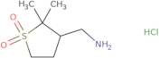 3-(Aminomethyl)-2,2-dimethyl-1λ⁶-thiolane-1,1-dione hydrochloride