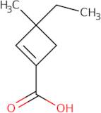 3-Ethyl-3-methylcyclobut-1-ene-1-carboxylic acid