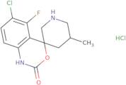 6-Chloro-5-fluoro-5'-methyl-1,2-dihydrospiro[3,1-benzoxazine-4,3'-piperidine]-2-one hydrochloride