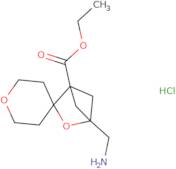 Ethyl 4-(aminomethyl)-3-oxaspiro[bicyclo[2.1.1]hexane-2,4'-oxane]-1-carboxylate hydrochloride