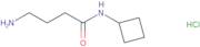4-Amino-N-cyclobutylbutanamide hydrochloride