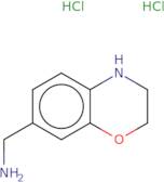 3,4-Dihydro-2H-1,4-benzoxazin-7-yl)methanamine dihydrochloride