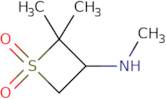 2,2-Dimethyl-3-(methylamino)-1λ⁶-thietane-1,1-dione