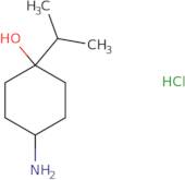 4-Amino-1-(propan-2-yl)cyclohexan-1-ol hydrochloride