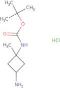 tert-Butyl N-(3-amino-1-methylcyclobutyl)carbamate hydrochloride