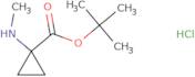 tert-Butyl 1-(methylamino)cyclopropane-1-carboxylate hydrochloride