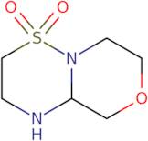 Hexahydro-1H-4λ⁶-[1,2,4]thiadiazino[3,2-c][1,4]oxazine-4,4-dione