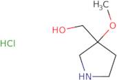 (3-Methoxypyrrolidin-3-yl)methanol hydrochloride