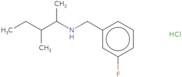 [(3-Fluorophenyl)methyl](3-methylpentan-2-yl)amine hydrochloride