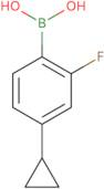 (4-Cyclopropyl-2-fluorophenyl)boronic acid