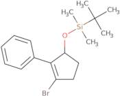 (3-Bromo-2-phenylcyclopent-2-en-1-yl)oxy-tert-butyl-dimethylsilane