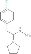 2-(4-Chlorophenyl)-N-methyl-1-pyrrolidin-1-ylethanamine