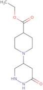 Ethyl 1-(1,6-dihydro-6-oxopyridazin-4-yl)piperidine-4-carboxylate