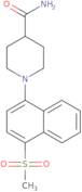 1-[(4-Methylsulfonyl)naphth-1-yl]piperidine-4-carboxamide