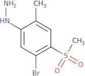 5-Bromo-2-methyl-4-methylsulfonylphenylhydrazine