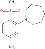 3-Azepan-1-yl-4-(methylsulphonyl)aniline