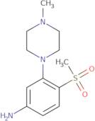 3-(1-Methylpiperazin-4-yl)-4-methylsulfonylaniline