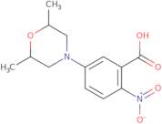 5-(2,6-Dimethylmorpholin-4-yl)-2-nitrobenzoic acid