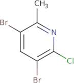 2-Chloro-3,5-dibromo-6-methylpyridine
