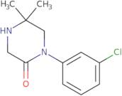 1-(3-Chlorophenyl)-5,5-dimethylpiperazin-2-one