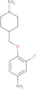 3-Fluoro-4-[(1-methylpiperidin-4-yl)methoxy]aniline