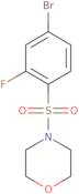 4-(4-Bromo-2-fluorobenzenesulfonyl)morpholine