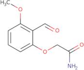 2-(2-Formyl-3-methoxyphenoxy)acetamide