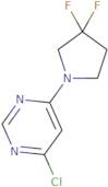 4-Chloro-6-(3,3-difluoropyrrolidin-1-yl)pyrimidine