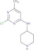2-Chloro-6-methyl-N-(piperidin-4-yl)pyrimidin-4-amine