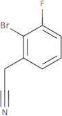 2-(2-Bromo-3-fluorophenyl)acetonitrile
