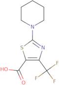 2-(Piperidin-1-yl)-4-trifluoromethyl-1,3-thiazole-5-carboxylic acid