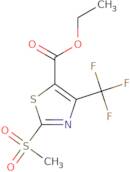 Ethyl 2-methylsulfonyl-4-(trifluoromethyl)-1,3-thiazole-5-carboxylate