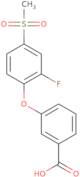 3-[(2-Fluoro-4-methylsulfonyl)phenoxy]benzoic acid