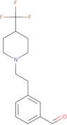 3-{2-[4-(Trifluoromethyl)piperidin-1-yl]ethyl}benzaldehyde