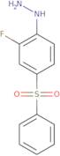 2-Fluoro-4-(phenylsulfonyl)phenylhydrazine