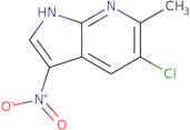 5-Chloro-6-methyl-3-nitro-1H-pyrrolo[2,3-b]pyridine