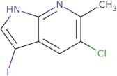 5-Chloro-3-iodo-6-methyl-1H-pyrrolo[2,3-b]pyridine