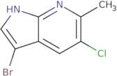 3-Bromo-5-chloro-6-methyl-1H-pyrrolo[2,3-b]pyridine