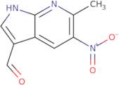 6-Methyl-5-nitro-1H-pyrrolo[2,3-b]pyridine-3-carbaldehyde