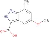 7-Methyl-5-methoxy-3-(1H)indazole carboxylic acid