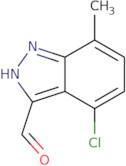 4-Chloro-7-methyl-1H-indazole-3-carbaldehyde