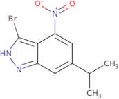 3-Bromo-4-nitro-6-isopropyl (1H)indazole
