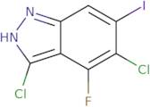3,5-Dichloro-4-fluoro-6-iodo 1H-indazole