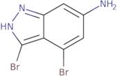 6-Amino-3,4-dibromo (1H)indazole